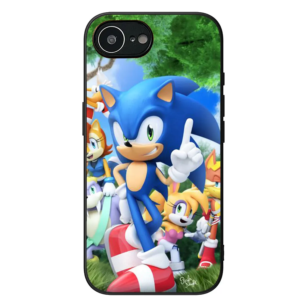 Sonic Hedgehog Flexible Phone Cover - Vibrant Design & Durable Protection