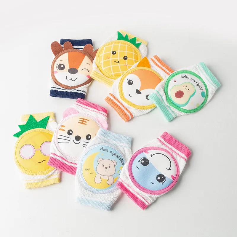 Baby knee pads Boys Girls Knee Protector Infant Crawling Short Pads Baby Anti Slip Floor Accessories Kids Cartoon Leg Warmer 0-36 Months
