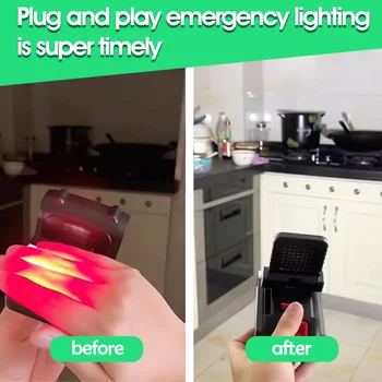 Power Tool Work Lamp Lights For Makita For Milwaukee For Dewalt For Bosch For Parkside Lithium Battery LED Light 4