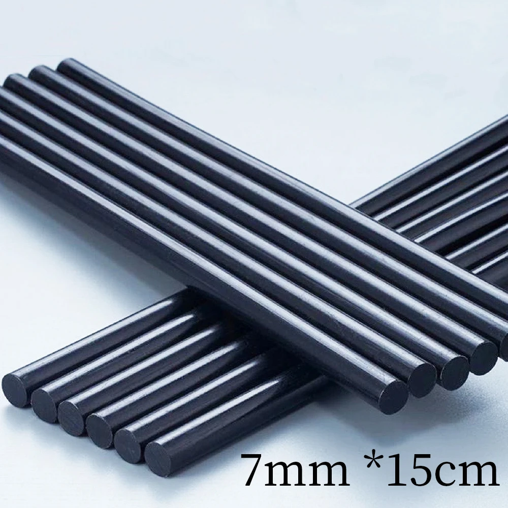 Hot Melt Glue Stick 7*15mm 36 pc/lot for hair extension glue Black/clear glue stick material for hair extensions gun stick