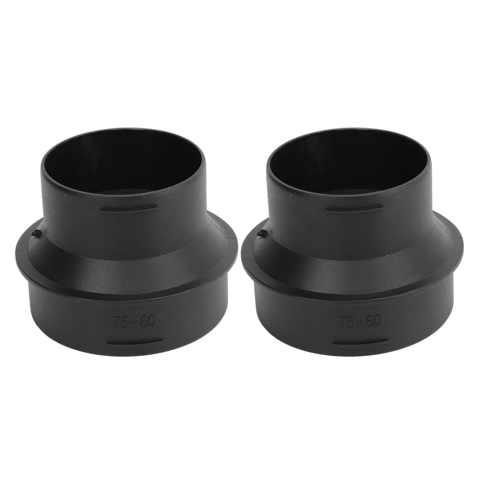1pair Parking Heater Adapter Tube 60 To 75MM Heater Ducting Pipe Joiner Connector For Webasto