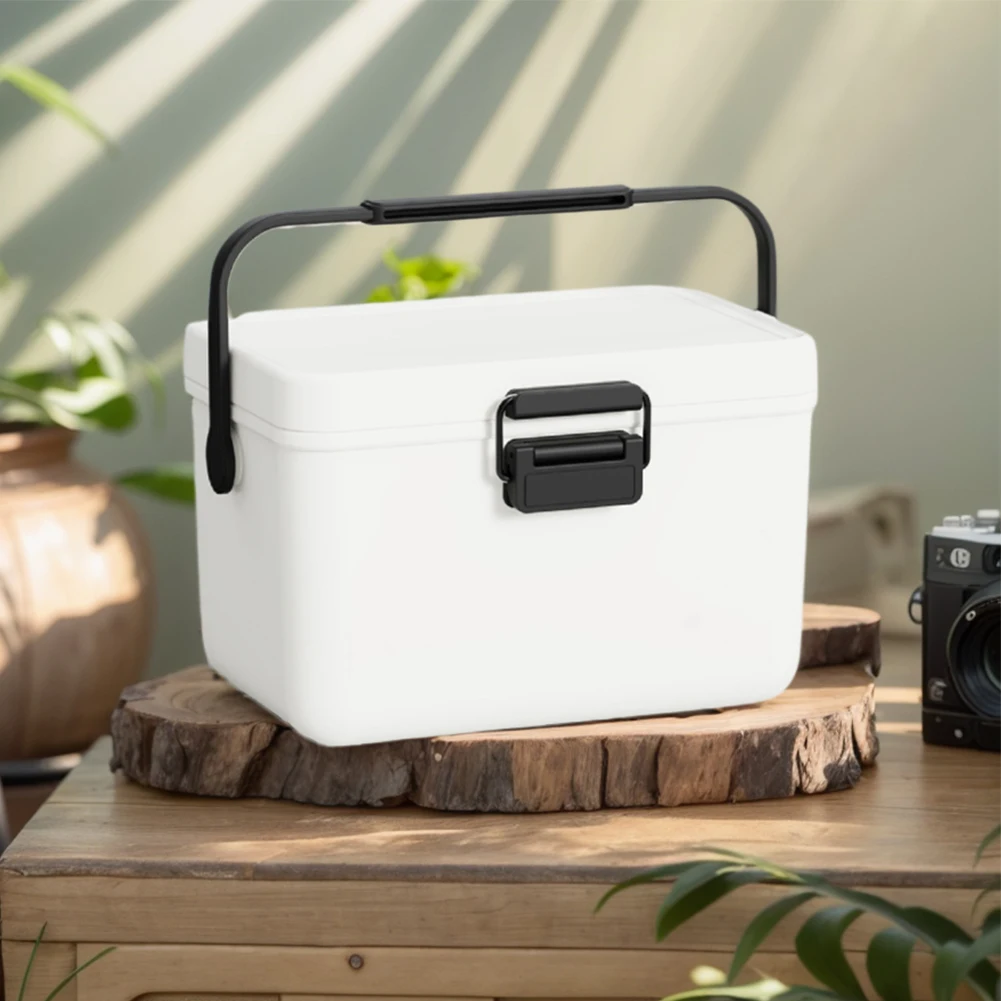Camping Cooler Ice Chest Box with Heavy Duty Handle Beach Cooler Camping for Beach Picnic Boating Fishing Car