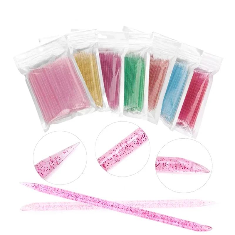 

10/20 Pcs Crystal Rod Dead Skin Pushing Pedicure Nail Removal Manicure Consumables Nails Accessories and Cleaning Cuticle Tools