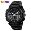 SKMEI 1270 Mens Military Waterproof Shockproof Digital Watch for Men Sport LED Dual Display Wristwatches Clock Reloj Hombre 1258