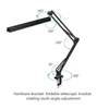 LED Lamp Vintage Portable Lamps with Clamp Book Reading Folding Writing Study Light Fixture for Nail Manicure Table 6