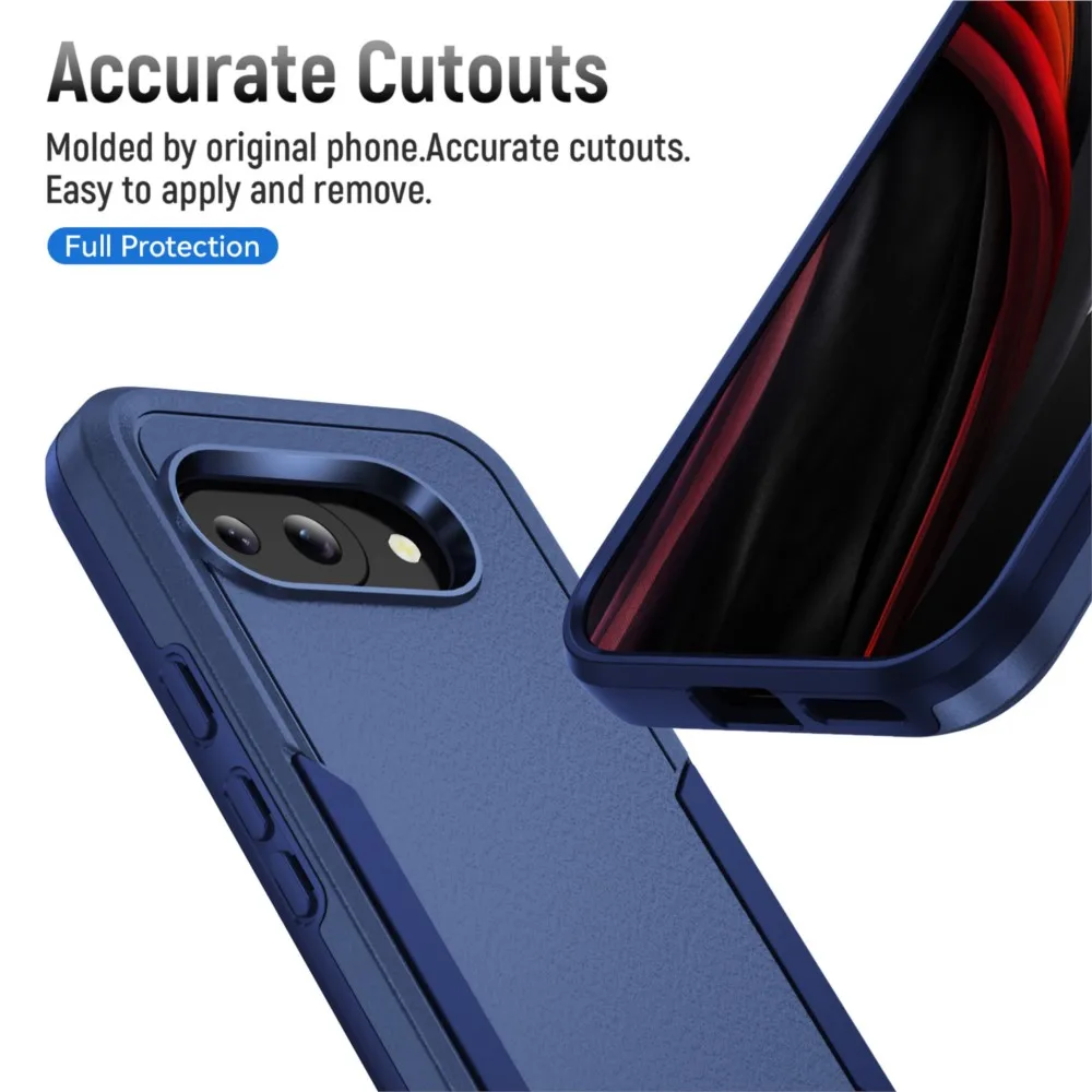 Thick Heavy Duty Shockproof Hybrid Bumper Case - Rugged Armor Hard Cover