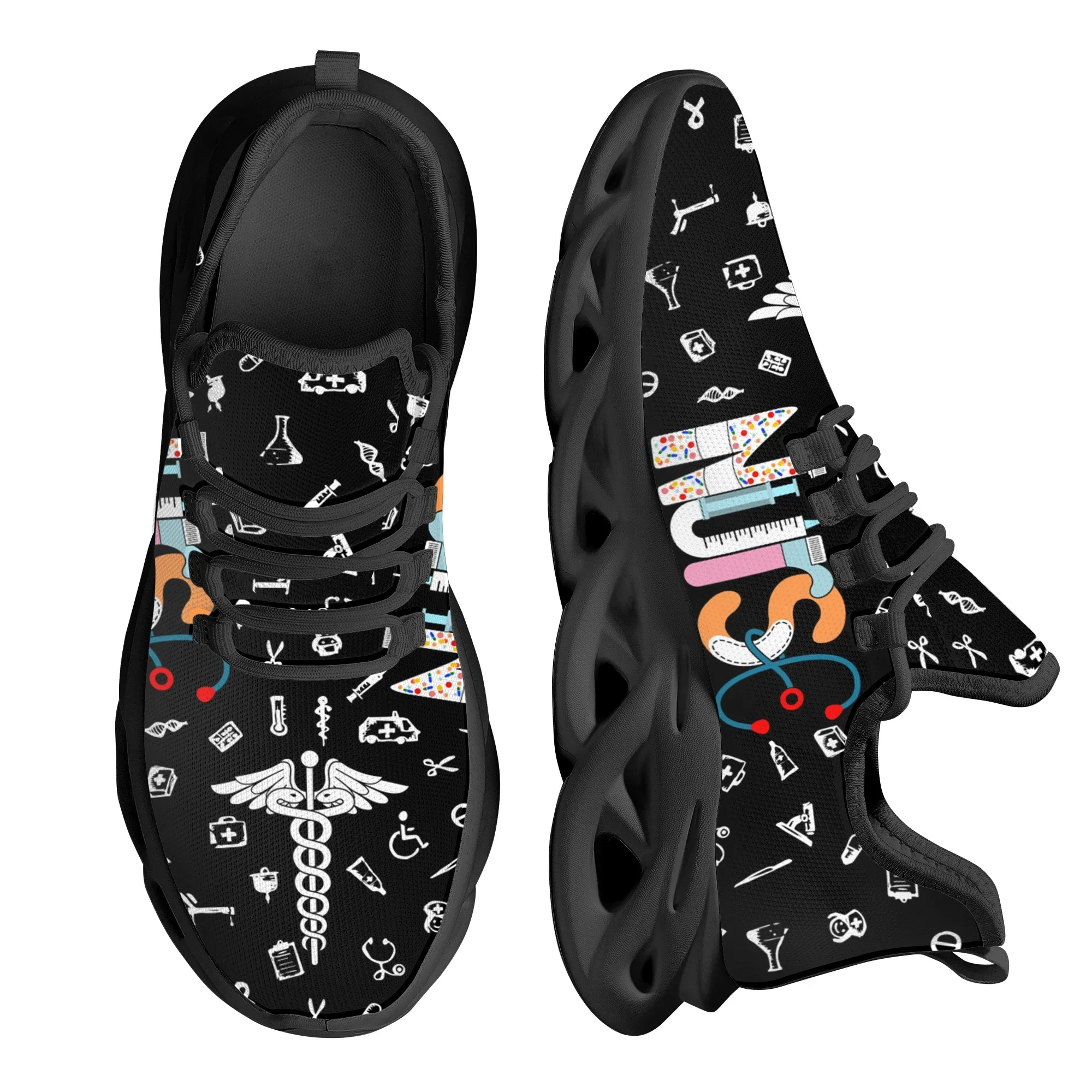 Fashion Lace Up Women Comfortable Platform Sneakers Doctor Hospital Surgical Equipment Brand Design Running Shoes Jogging Shoes