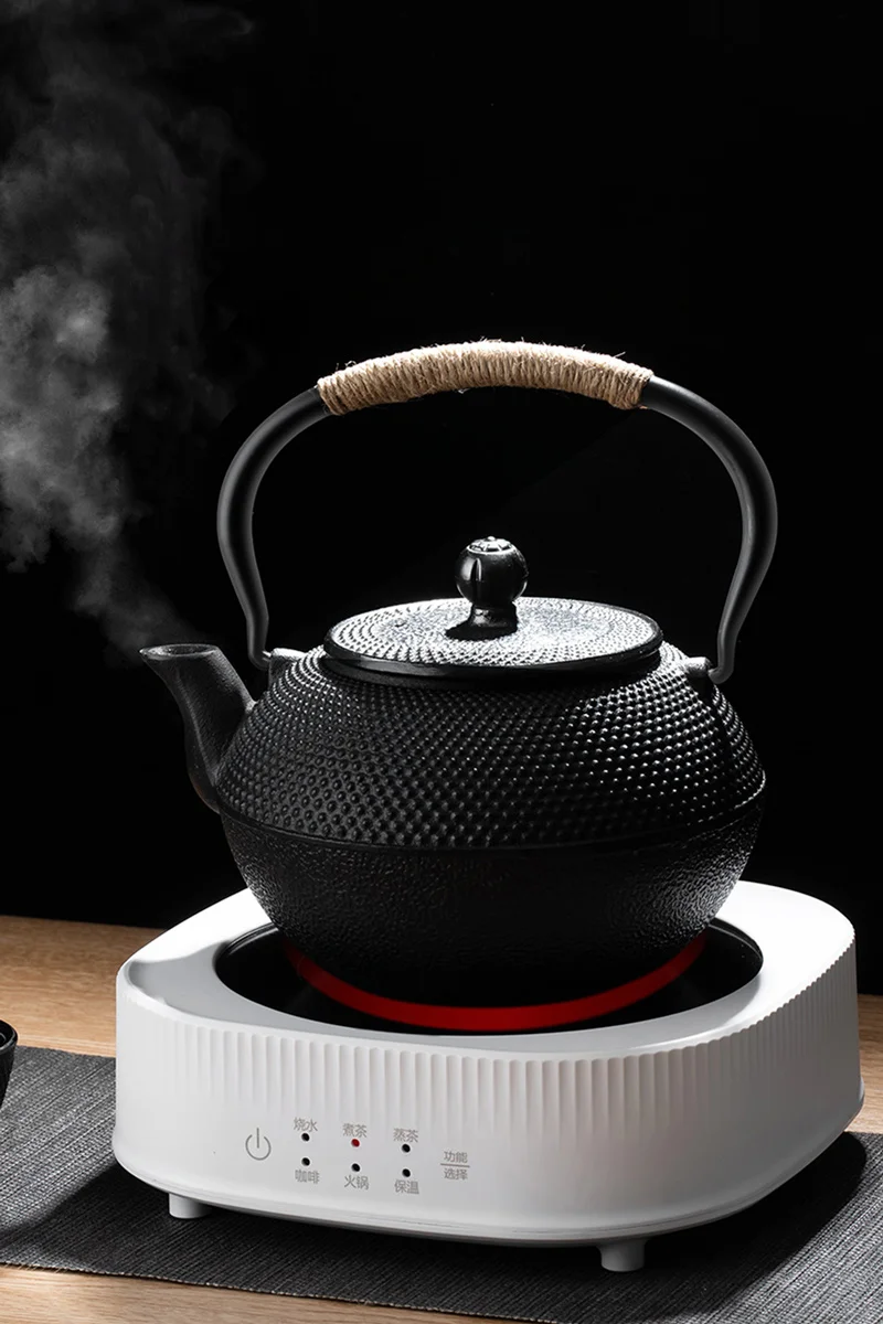 Description Picture 2 of itemGIANXI Iron Tea Pot with Stainless Steel Infuser Cast Japanese Iron Teapot Oolong Tea Kung Fu Tea Puer Tea Tea Kettle