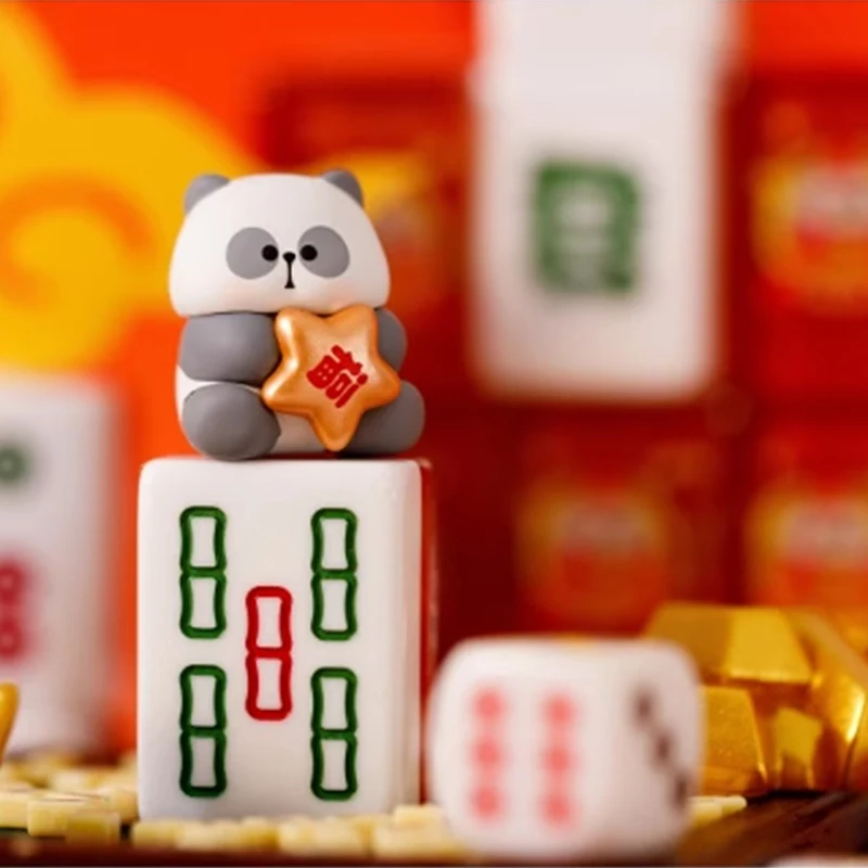 かわいいパンダミニ麻雀アニメフィギュア、おもちゃの都市、mr.paが