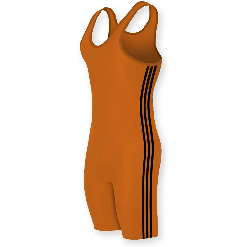 Plain Color Wrestling Singlets Triathlon Cycling Bodysuit Iron Swimwear Gym Sport Fitness