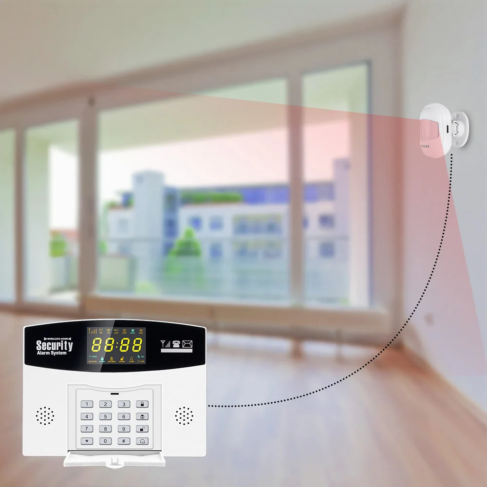 Wireless Mini PIR Sensor Motion Detector 433Mhz Alarm Sensor For W210 W214 G34 W