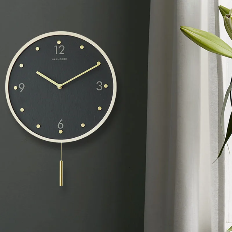 

Kids Wall Clocks Living Room Kitchen Bedroom Fashion Creative Nordic Wood Wall Clock Room Unusual Brandweer Wall Timepiece