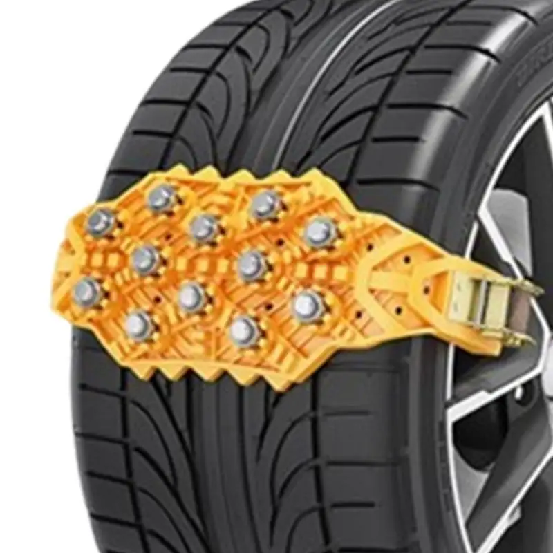 1 Piece Car Anti-skid Safety Heavy Duty Tire Snow Chains TPU Chains Winter Noise Reduction Traction Mud
