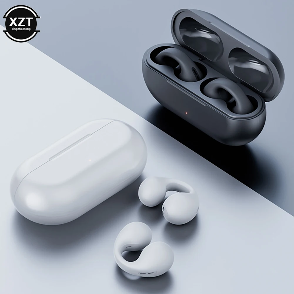 

Беспроводные спортивные наушники Bluetooth, наушники с зажимом для ушей, портативная Водонепроницаемая игровая гарнитура с воздушной проводимостью