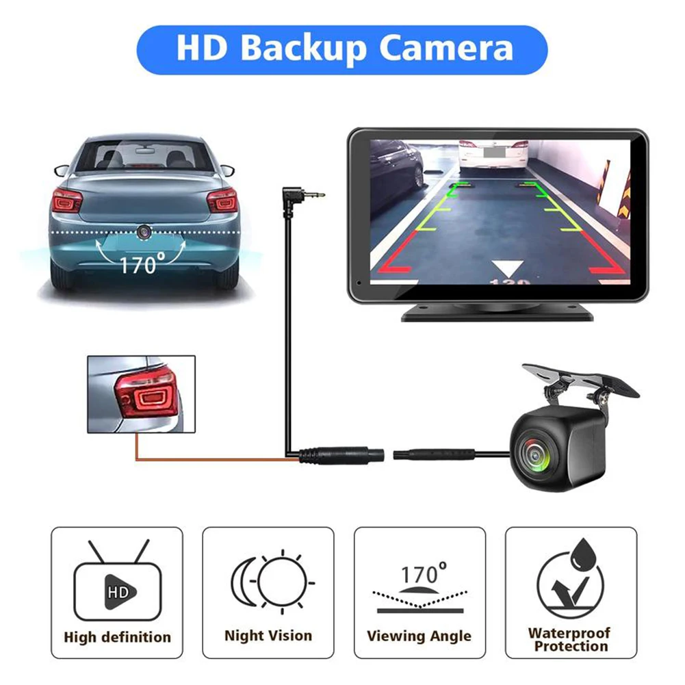 Navigator Portable Multifunctional Wireless Carplay-compatible Screen Car Plug In Car Play Auto Touchscreen Universal All Cars