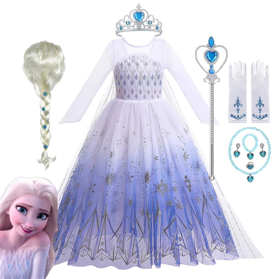 Disney Elsa Frozen Dress Disney Elsa Aliexpress Vestido Frozen