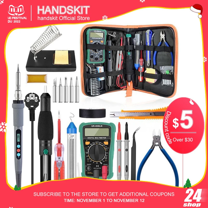 Handskit 80w Digital Tin Soldering Iron Kit Soldering Iron Electric