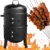 Vertical Charcoal Smoker with Built-in Thermometer Round BBQ Grill 2 Access Doors for Parties Camping Outdoor Cooking 1