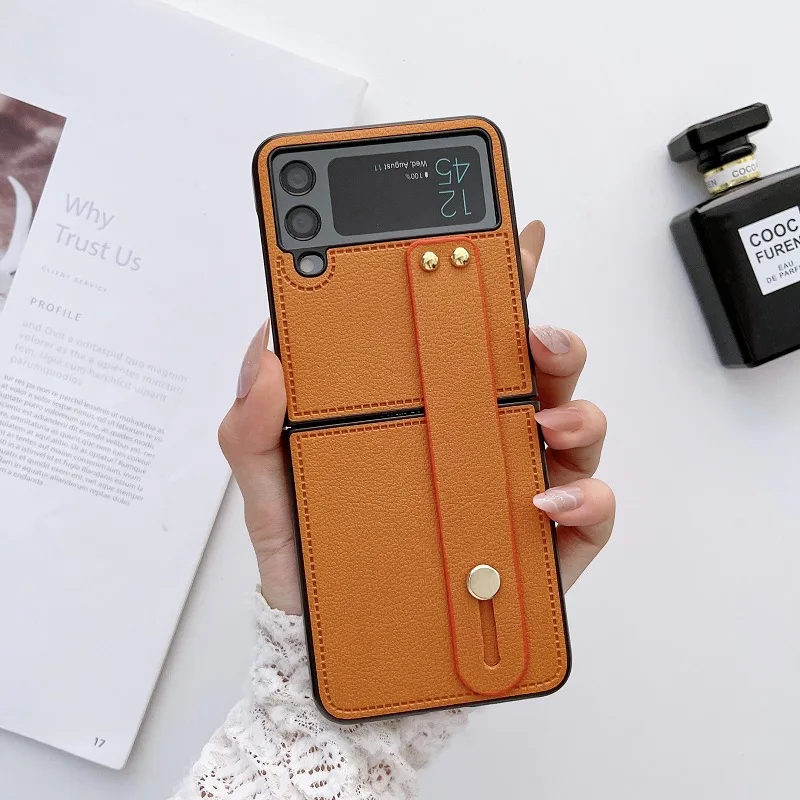 Case With Strap For Samsung Galaxy Z Flip 4 Z Flip 3  Z Flip 2 1 Case Shockproof Shell For Flip 2 Back Cover z플립 4 케이스_voghion.com