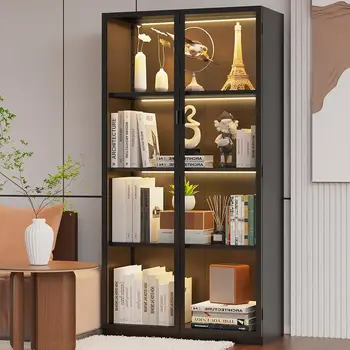 63" Tall LED Glass Display Cabinet 1