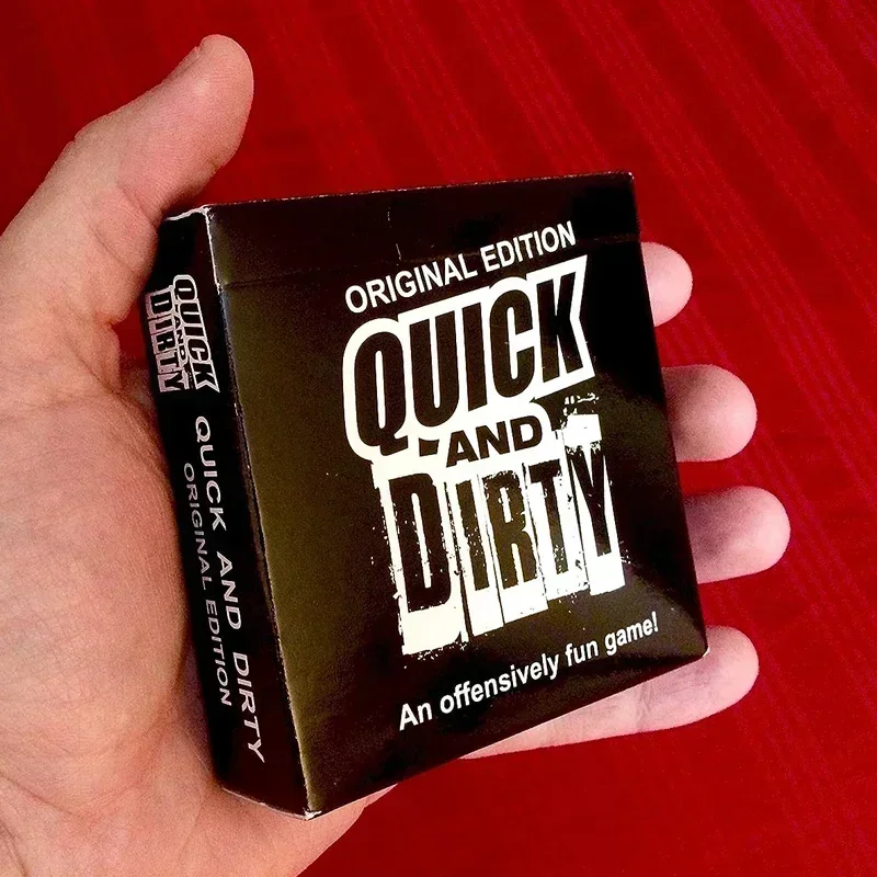 QUICK AND DIRTY-An Offensively Fun Game! [Funny Social Comedy Game] Board games