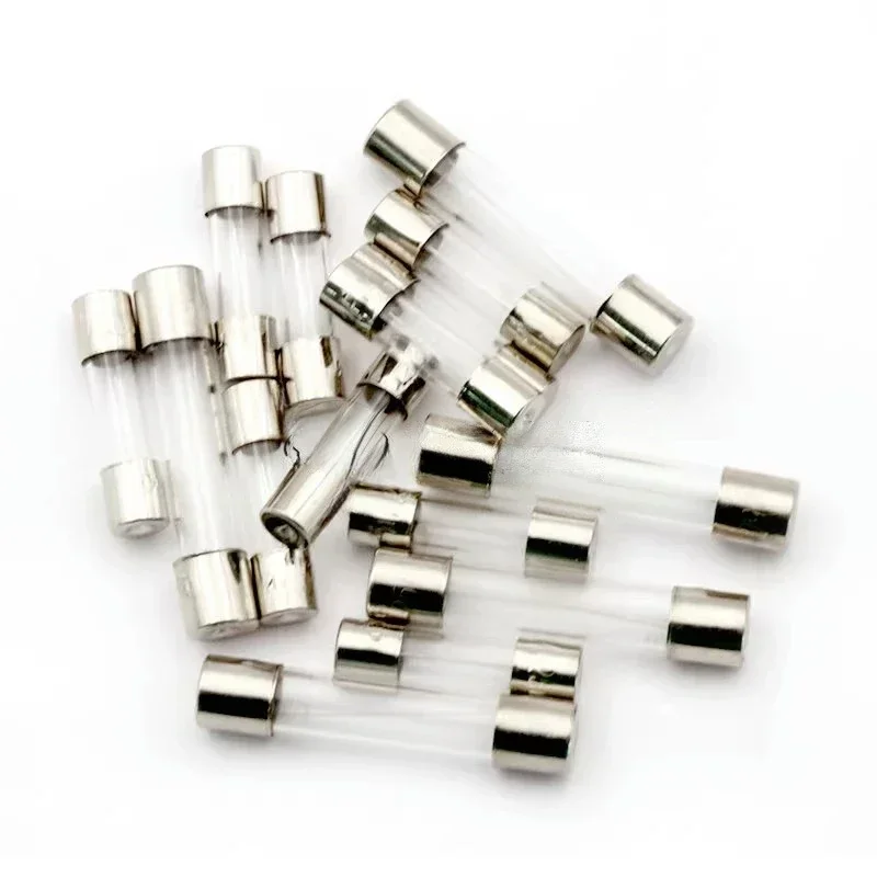 Fast Quick Blow Glass Tube Fuse 5-10PCS 5x20mm 6x30mm 250V F1A 2A 3A 5A 6A 8A 10A15A 20A Quick Blow Glass Tube Fuse Assorted Kit glass fuse kit