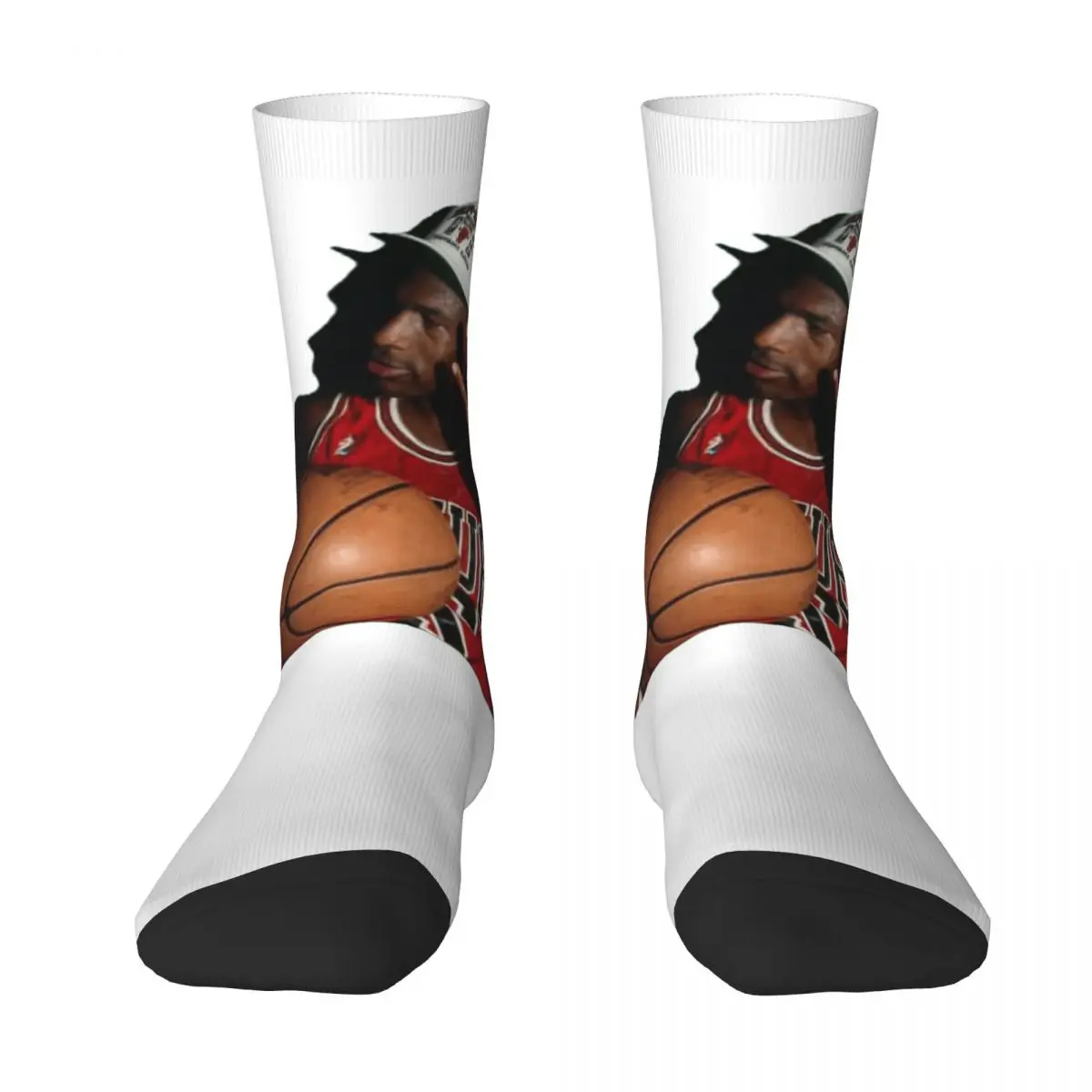 Flying Michapeler E Jordans Chicago 23 Basketball Stars Bulls 1 Humor Graphic Unique Infantion Pack Calze A Compressione