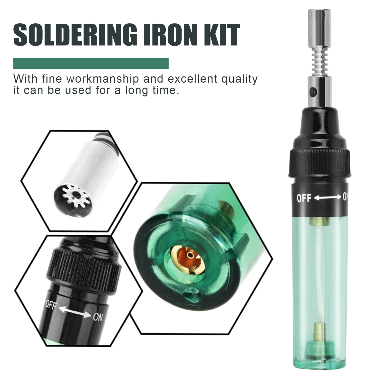 Cordless Refillable Gases Soldering Iron Pen Kit Portable Gases Soldering Iron Tip Welding Tool Set for Electronics  Repairing hot stapler