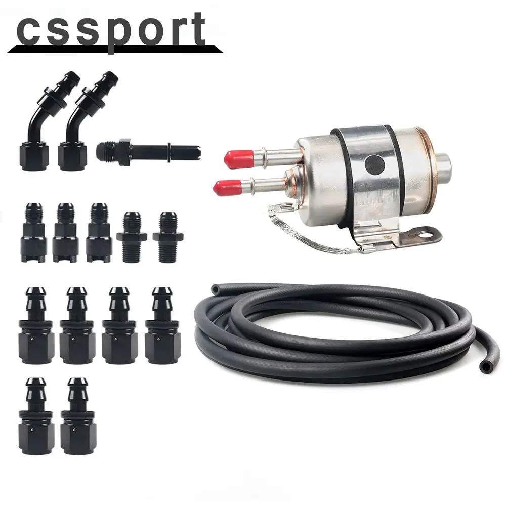 

Regulator Fuel Injection Line Install Kit EFI FI For LS Conversion Fuel Filter Pressure Regulator BK&S Fuel Installation