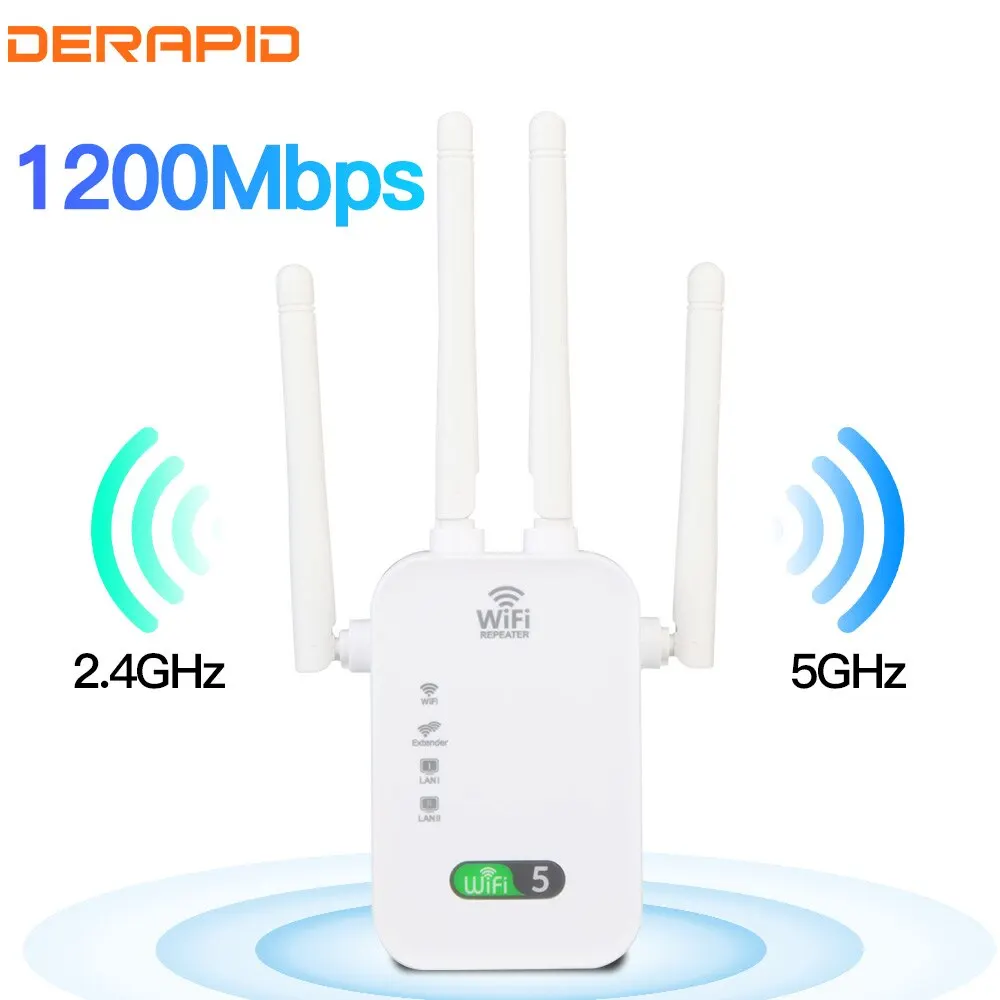 1200Mbps-Dual-Band-WiFi-Repeater-Wireless-Signal-Extender-2-4G-5GHz-Wi ...