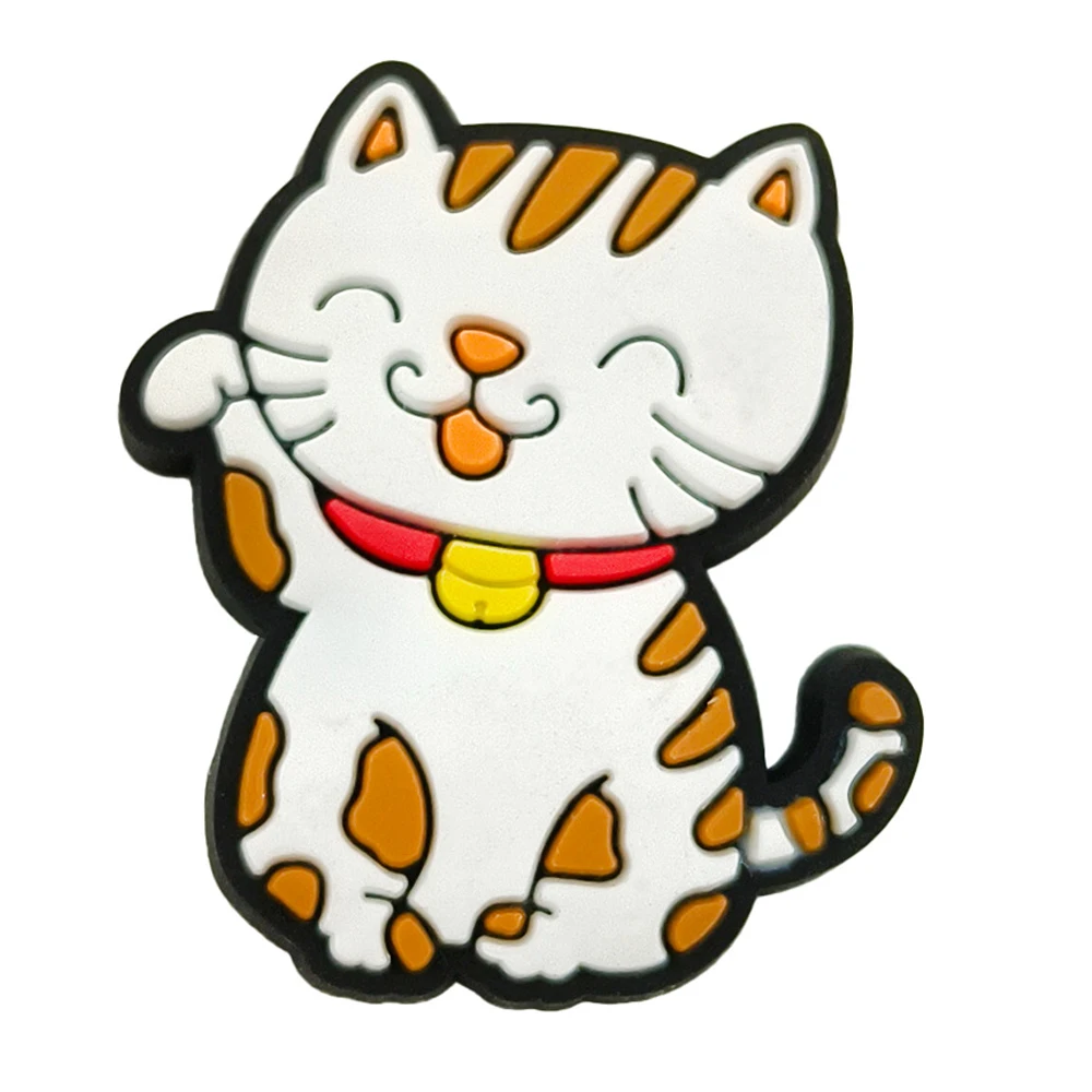 Charming PVC Cat Shoe Accessory