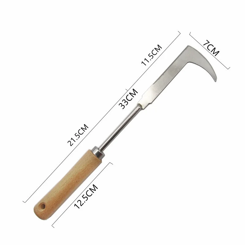 Mower Sickle Road Crack Weeding Machine Crack Weeding Tool Manual Machine Heavy Duty Carbon Steel Garden Hand Shovel