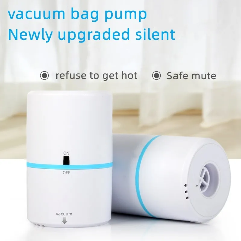

Vacuum compression bag electric pump suction pump Mini Vacuum Sealer Machine Space Saver for Clothes Food Organizer