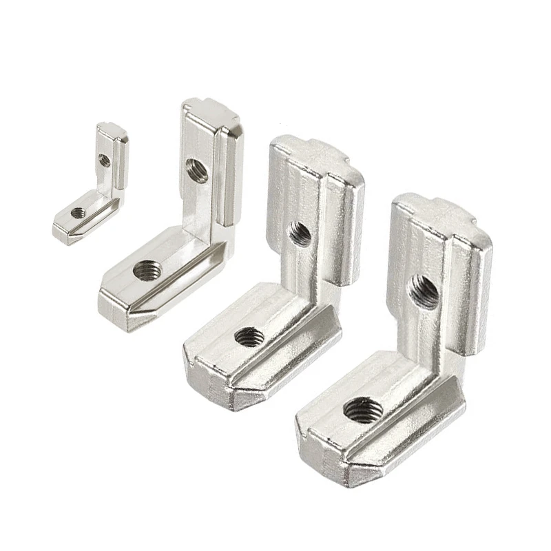 l forma conector de canto interior t entalhe 01
