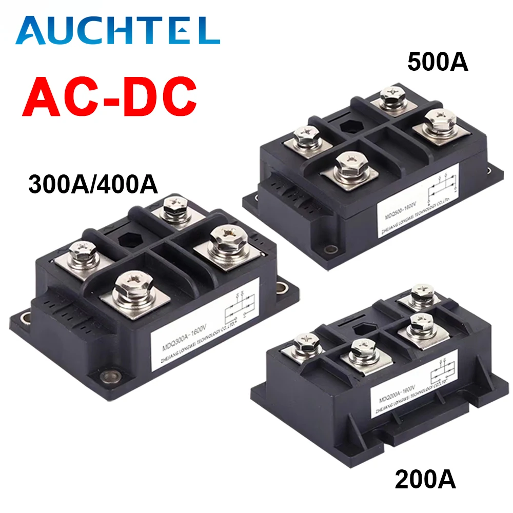 300 Amp Single Phase Bridge Rectifier - 1600V High Power Diode For AC To DC Conversion, Good Heat Dissipation