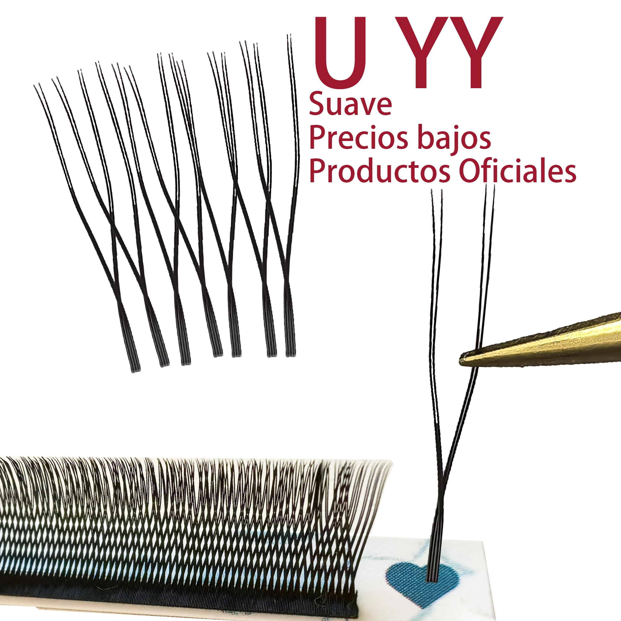 Tbestt U YY Lashes U Lashes Extension Soft False Eyelashes YY U Eyelash Natural Brazilian YY Cilios Lashes Extensions
