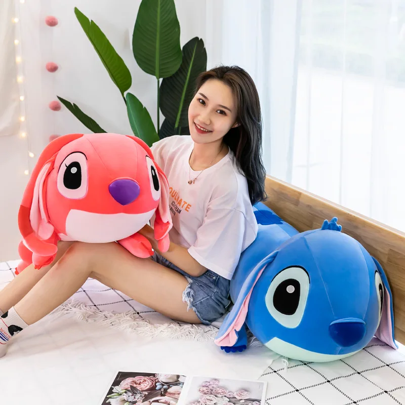 60/100cm Disney Lilo and Stitch Plush Toys Crouching Style Anime Plushie Stich Dolls Pillow Soft Stuffed Kids Christmas Gifts 5