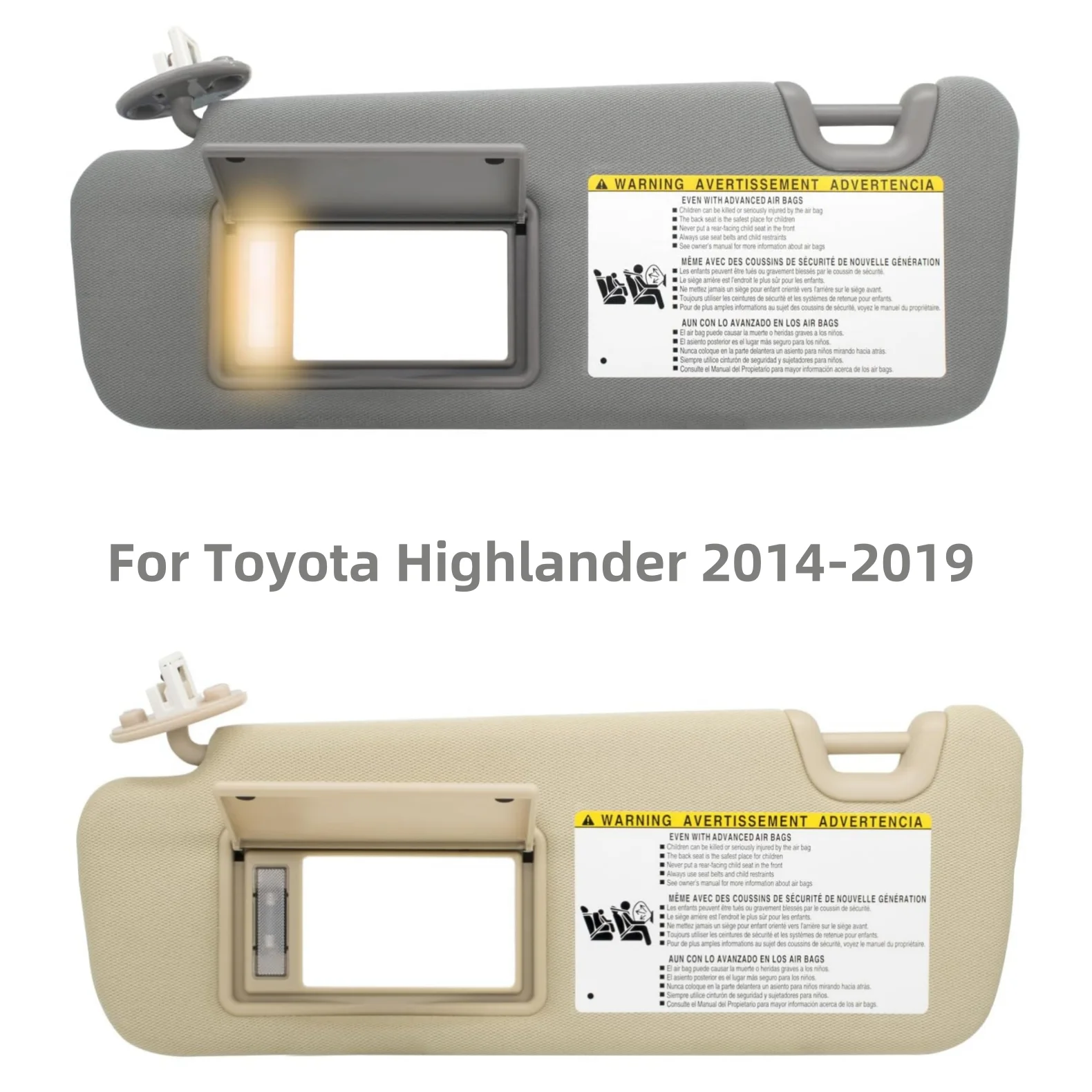 Highlander Sun Visor Escondido Toyota
