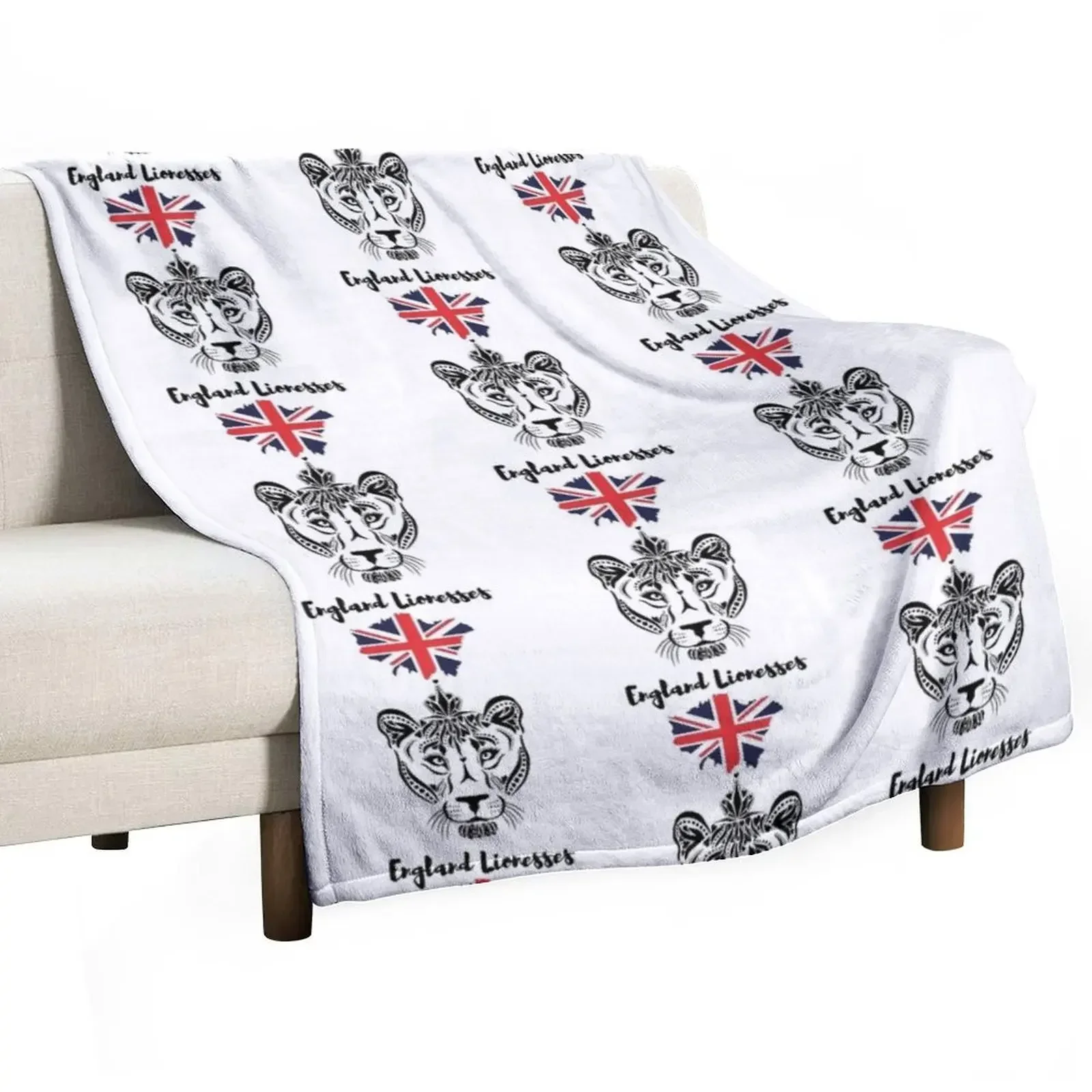 

England lionesses Throw Blanket Soft Sofa Throw Designers Blankets