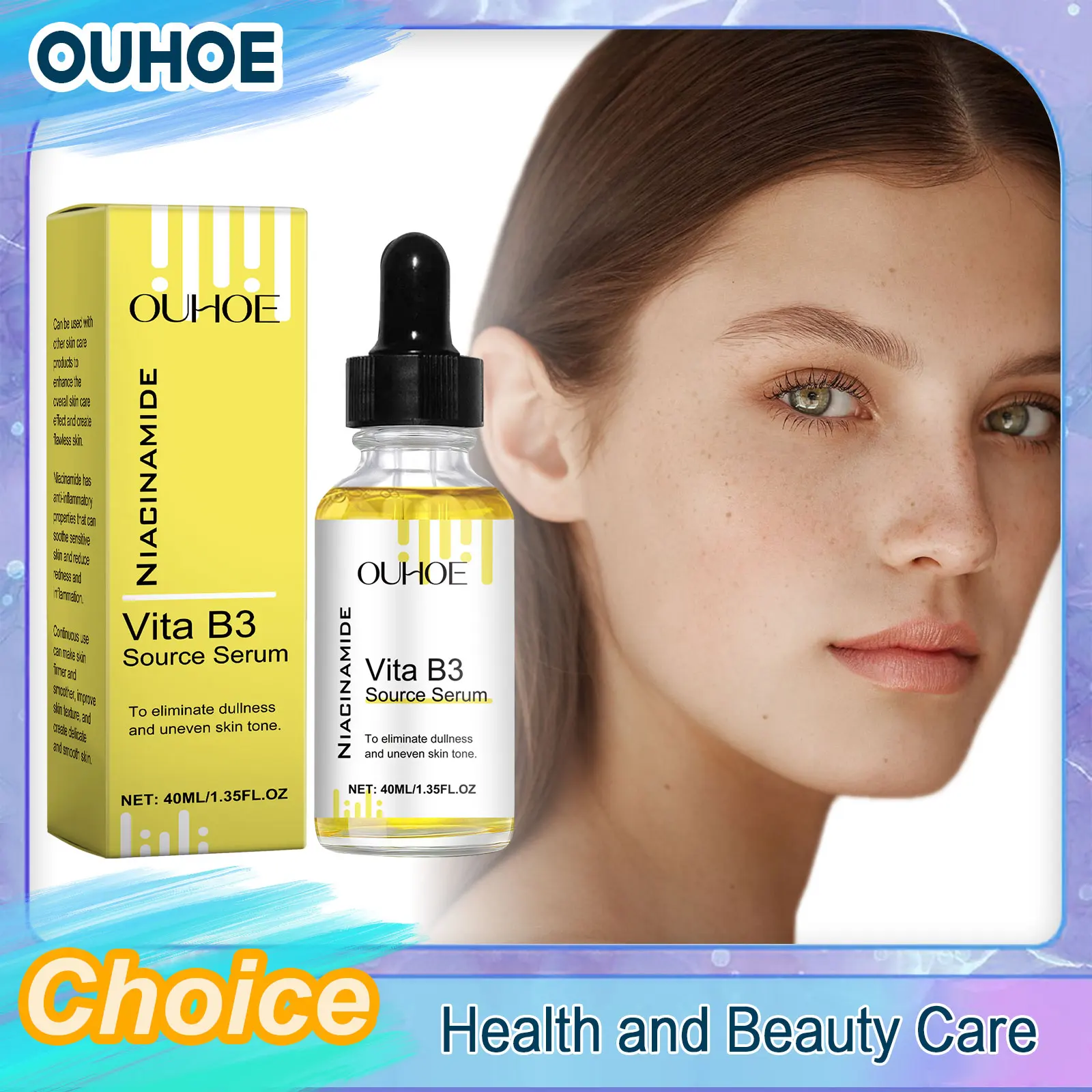 Niacinamide Face Serum Dark Spots Removal Brightening Rejuvenating Fade Melasma Hydrating Anti Wrinkle Vitamin B3 Essence 2