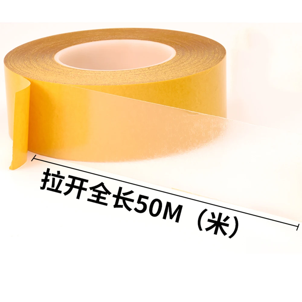 5mm PET 양면 테이프 투명 Traceless 고온 방지 초박형 양면 테이프 0.05mm 두께 2롤