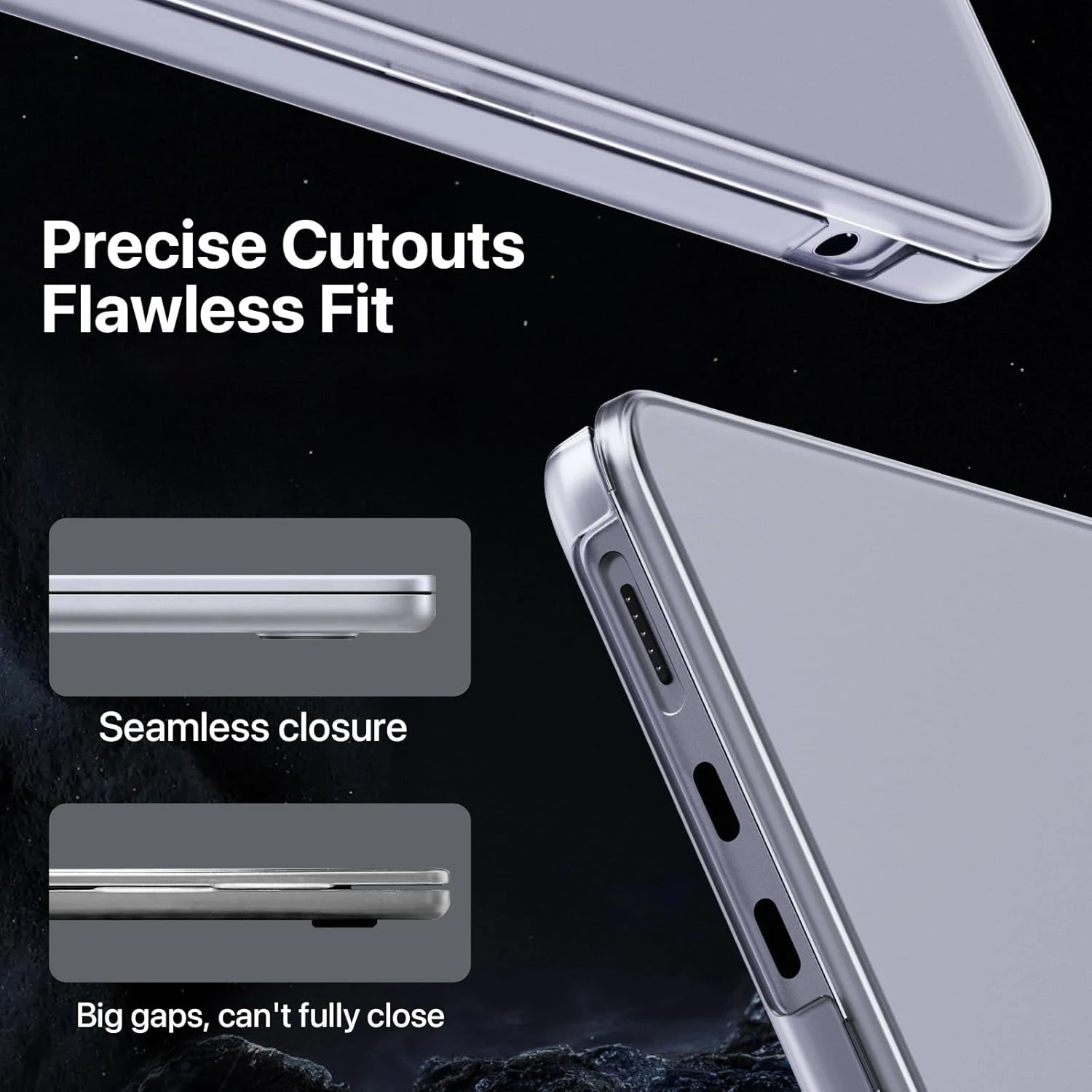 Sleek Matte Protective Case for MacBook Air & Pro – 2026 Edition