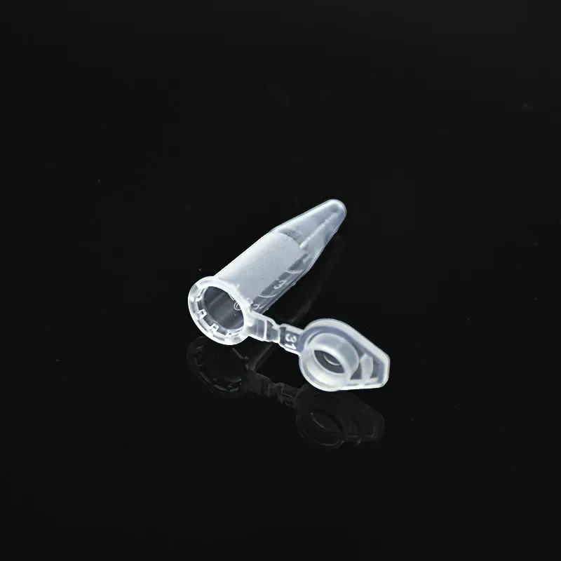Microtubes Centrifuge Tube 0.5ml Laboratory Centrifugal PCR Tube Clear Lock Cover Clear Scale Bottom Tip Pack of 1000/PK