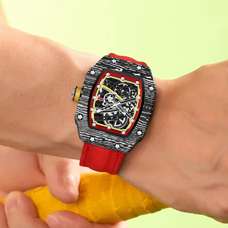 New Sports Fashion Quartz Watch for Men and Women, Ultra-Thin Barrel Series, Trendy and Fashionable, with Luminous Display, Nylon Strap, Electronic Quartz Movement, Suitable for Men, Ideal Gift for Va - 6