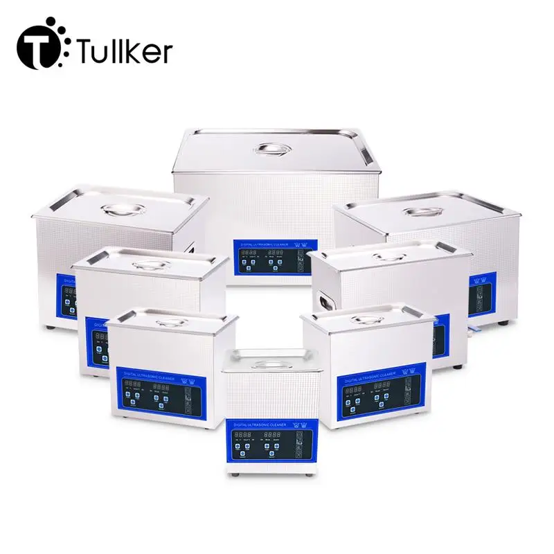 

Top Industrial Ultrasonic Cleaner Bath SUS304 Tank Carburetor Medical Glassware Metal Lab Ultra Sonic Cleaning Engine 2L 6L 15L
