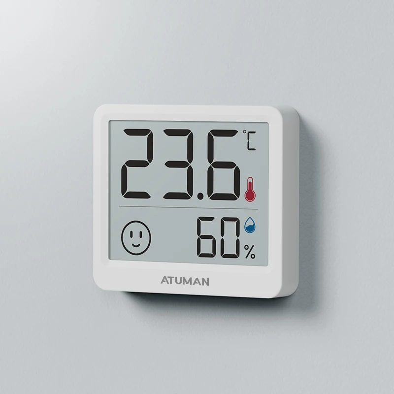 Temperature Humidity Meter DUKA Atuman 2.5 inch LCD Electronic Digital