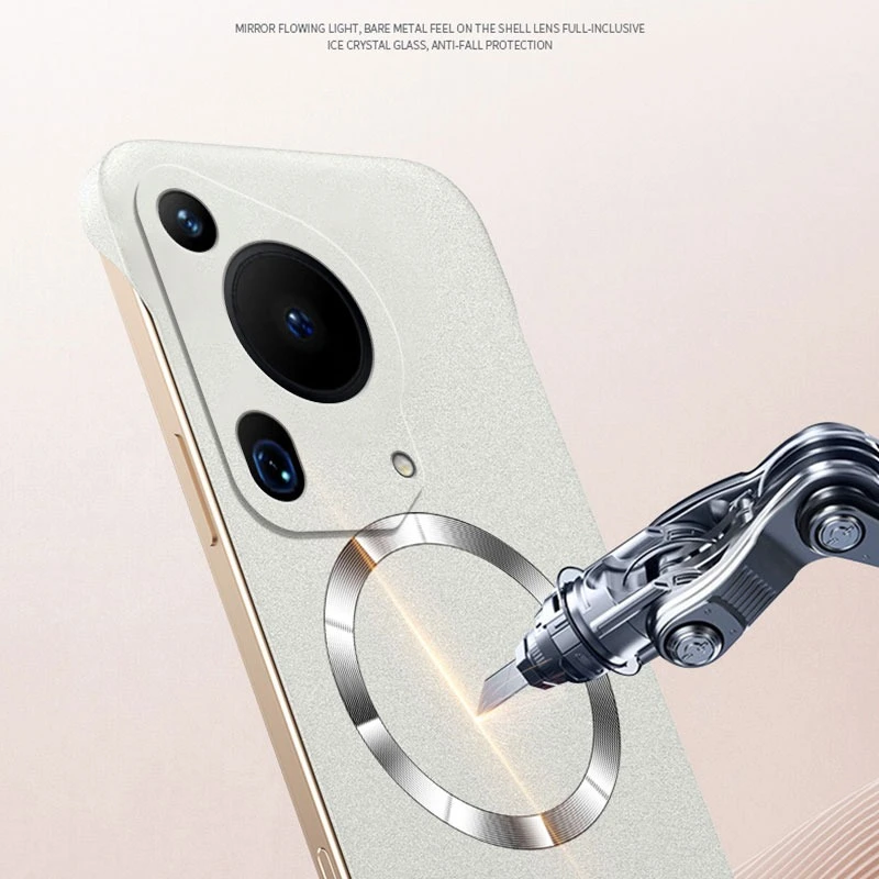 Ultra-Thin Shockproof Frameless Magnetic Phone Case with Wireless Charging Compatibility