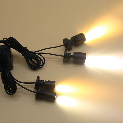 Led USB 스포트라이트 3W DC5V 주얼리 캐비닛 쇼케이스 카운터 램프, 표면 장착 천장 미니 스포트 라이트 스위치 인터페이스 스티커 5