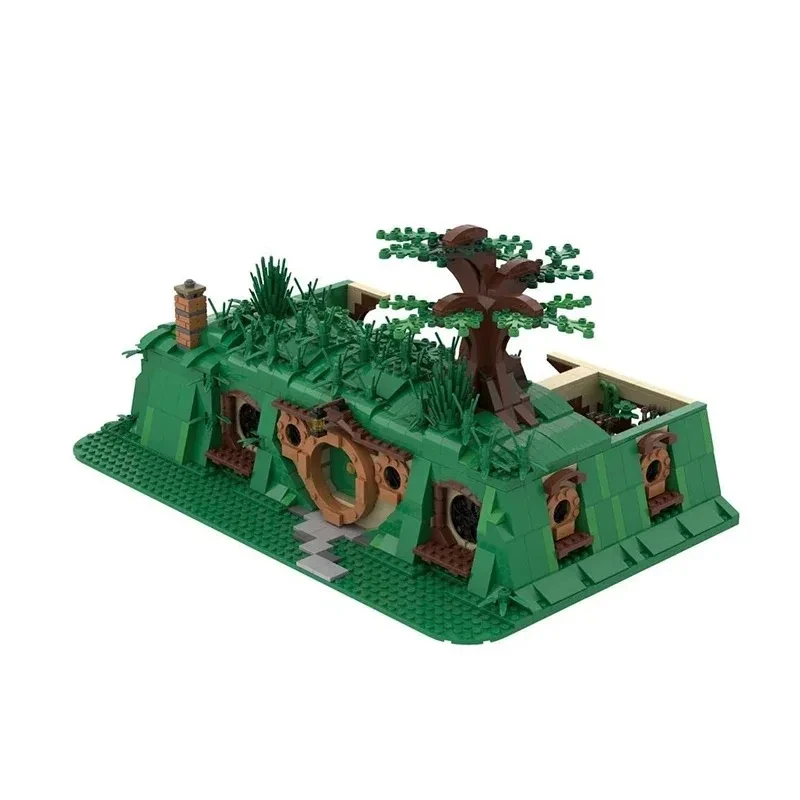

2383 шт. строительные блоки Moc, модель киносцены, сумка, конечный дом, технология, строительные блоки, «сделай сам», собранные, уличная сцена, игрушки, подарки