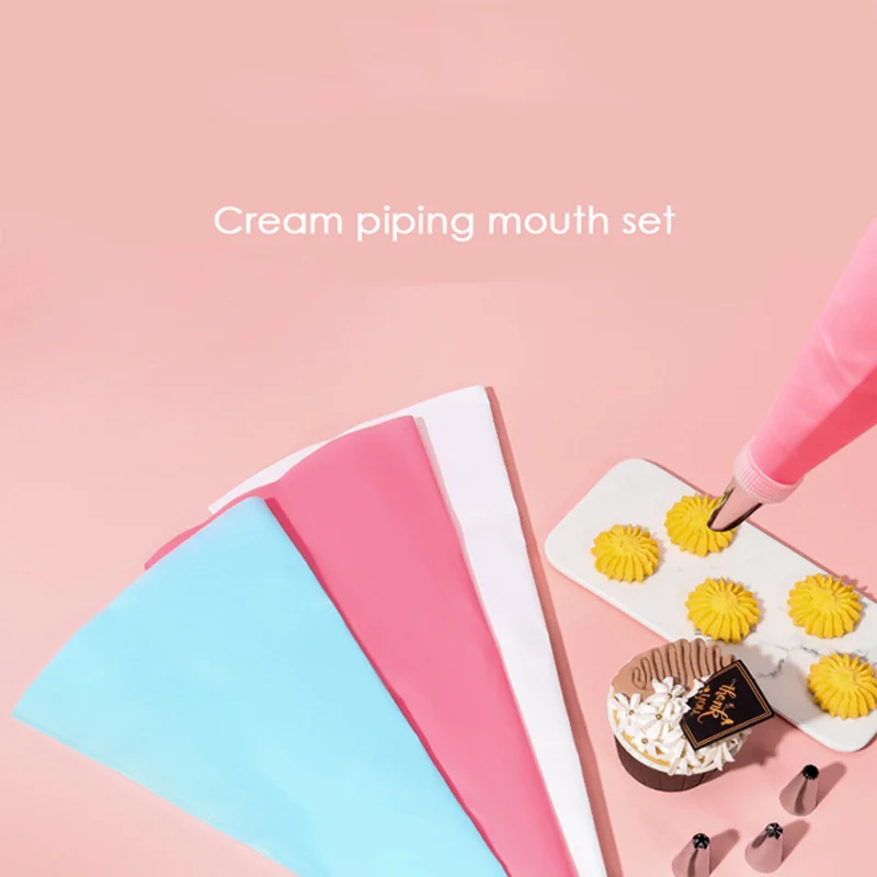 Description Picture 2 of itemStainless steel cake decoration tool set, piping nozzle with thickened cream baking accessories,